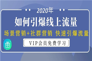 引爆线上流量：场景营销+社群营销 快速引爆流量